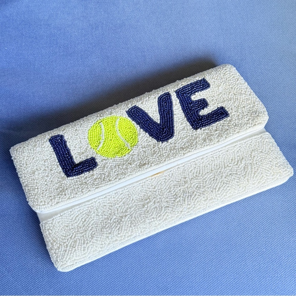 Lisi Lerch Beaded LOVE Clutch/Crossbody
